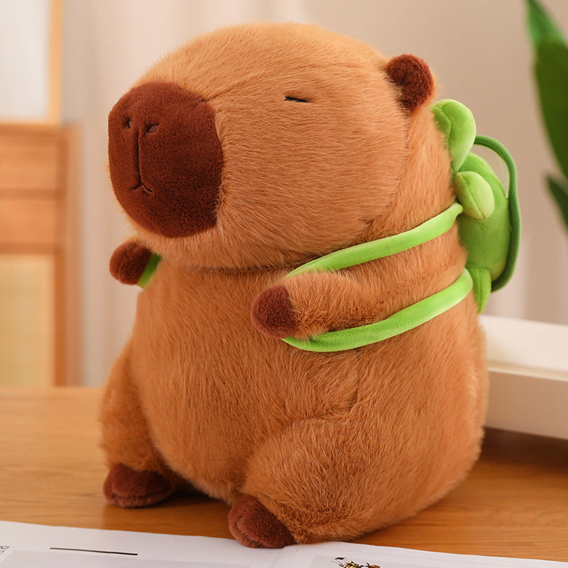 Capibara Buddha Style Stuffed Capybara Doll